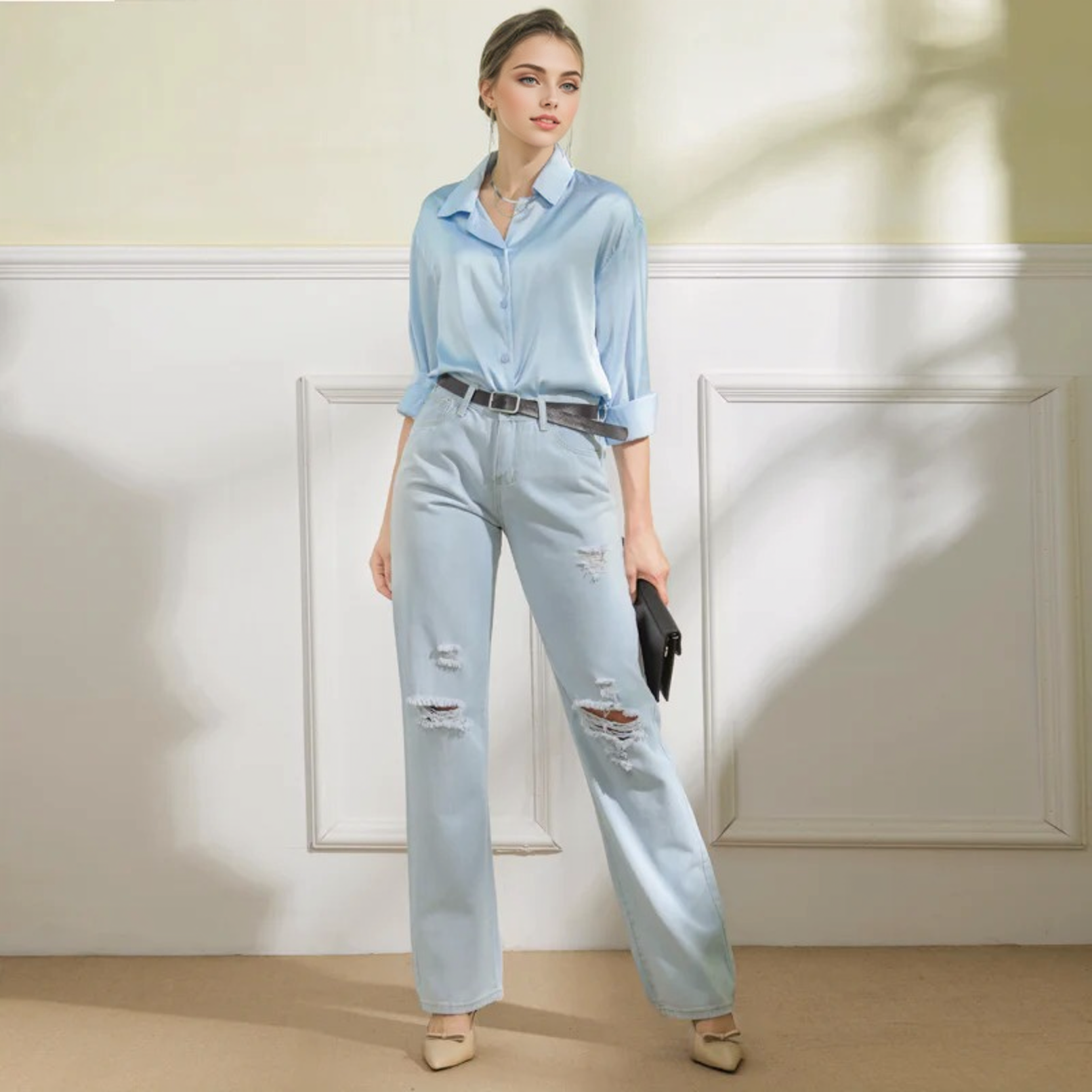 Julia Fashion - Loose Casual Jeans