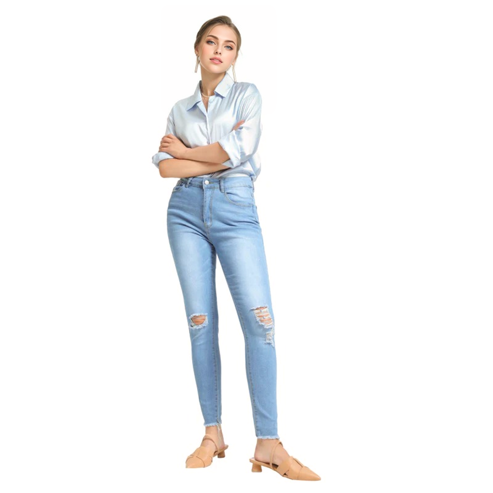 Julia Fashion - New Women's High Waist Jeans