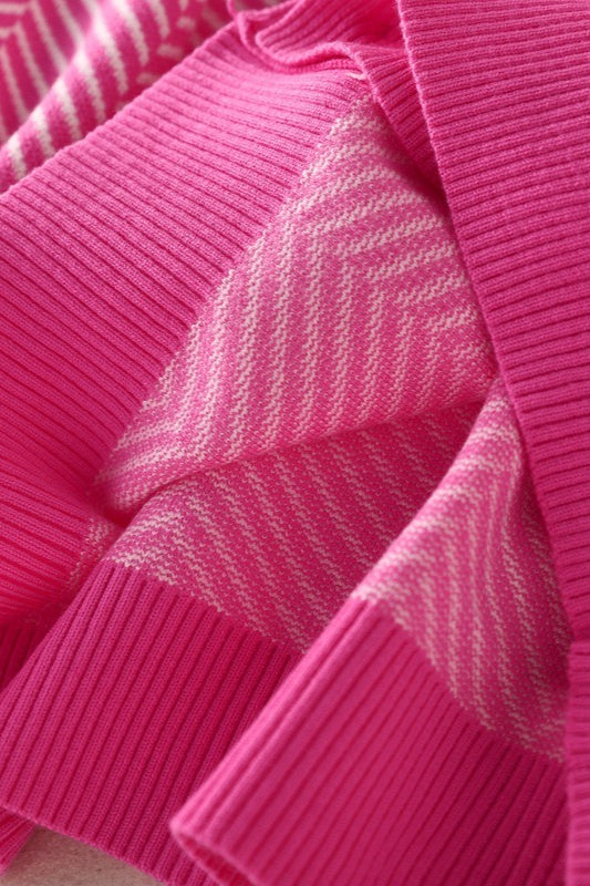 Long Sleeve Loose Knit Cardigan Sweater