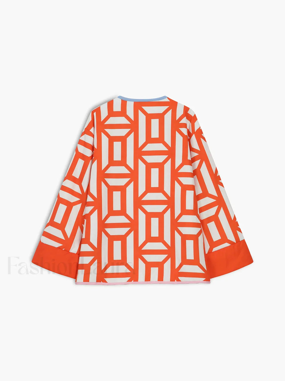 Fantasy World Double Trendy Sided Patchwork Coat Winter Coats