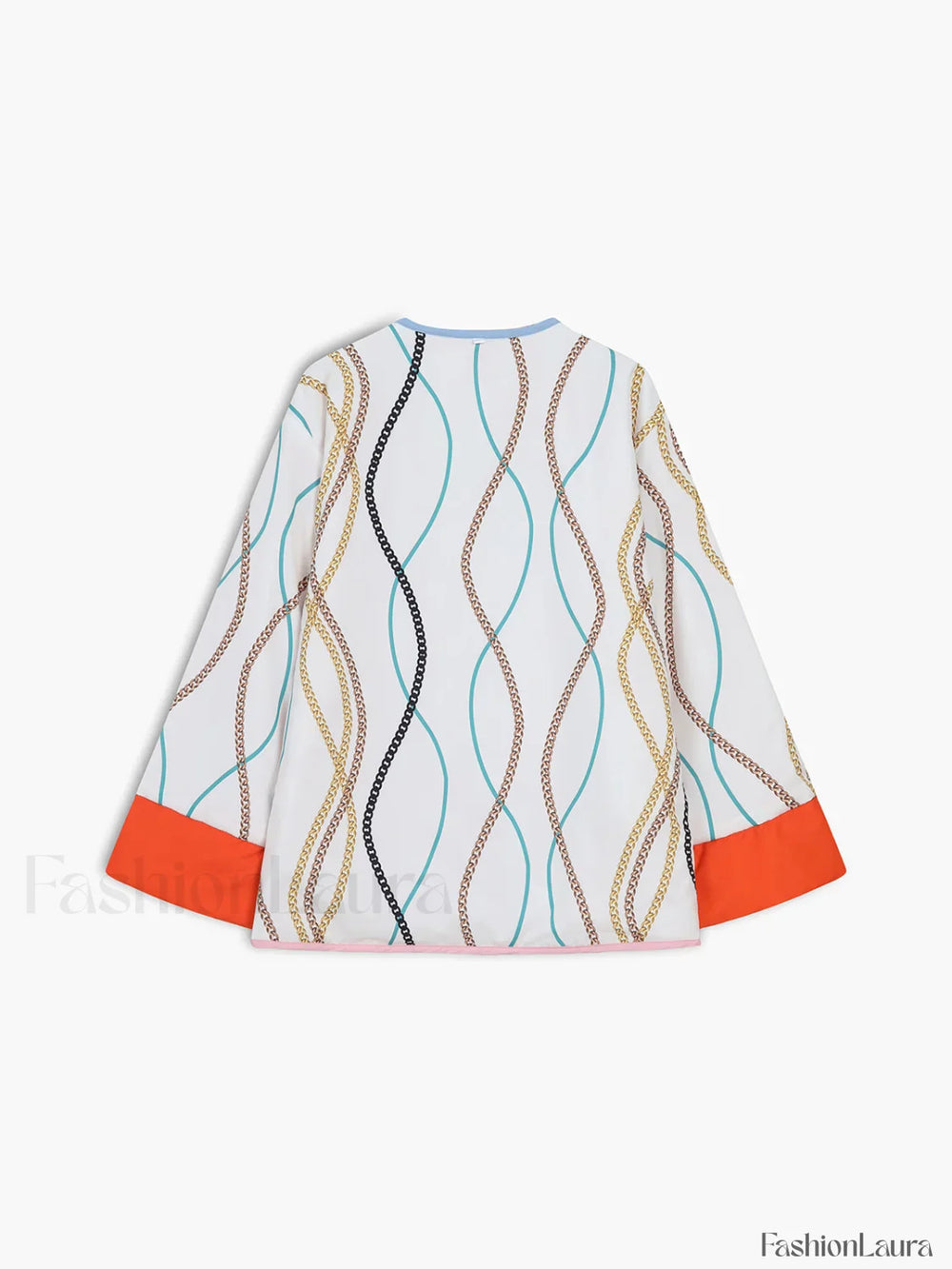 Fantasy World Double Trendy Sided Patchwork Coat Winter Coats