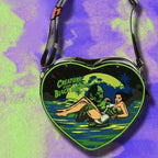 Fashion Grunge Mini Heart Punk Gothic Y2k Crossbody Rock Bag crossbody bag / 29x27x9 cm