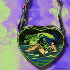 Fashion Grunge Mini Heart Punk Gothic Y2k Crossbody Rock Bag crossbody bag / 29x27x9 cm