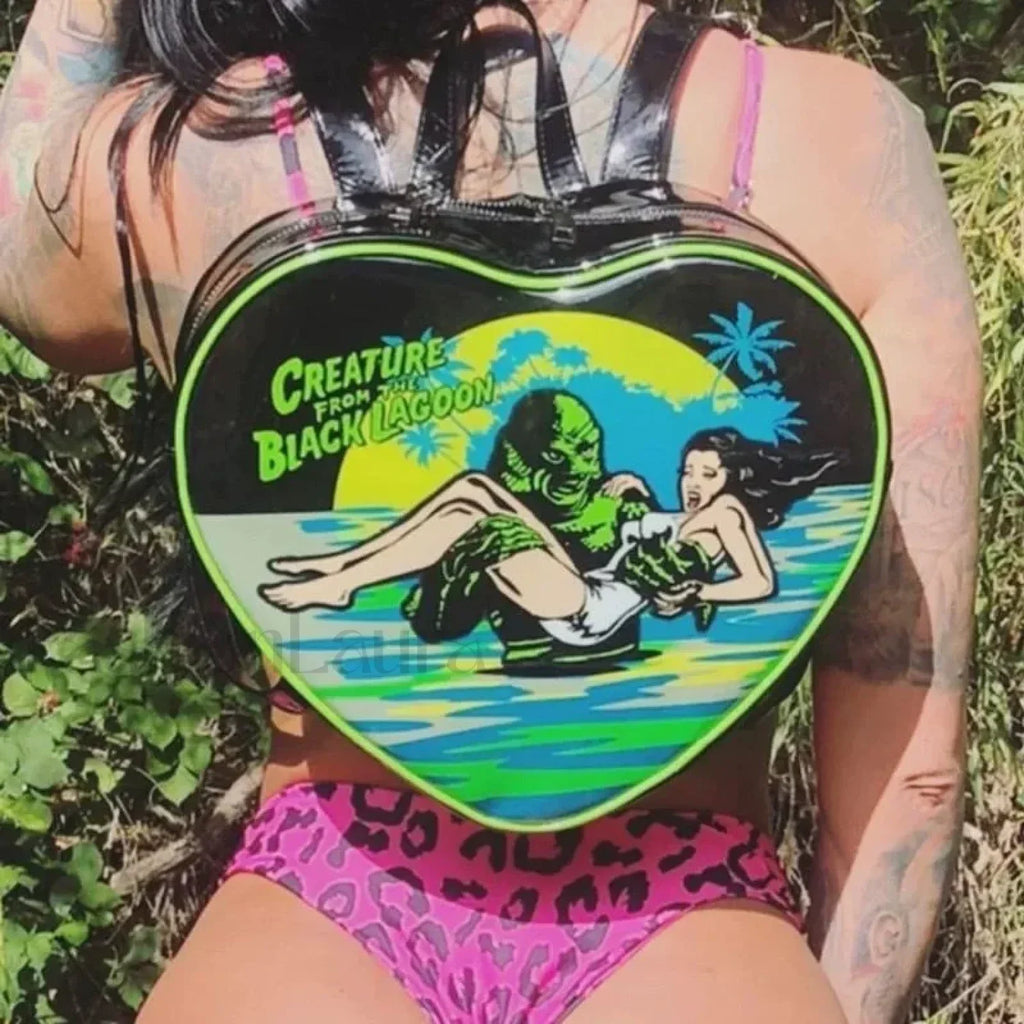 Fashion Grunge Mini Heart Punk Gothic Y2k Crossbody Rock Bag