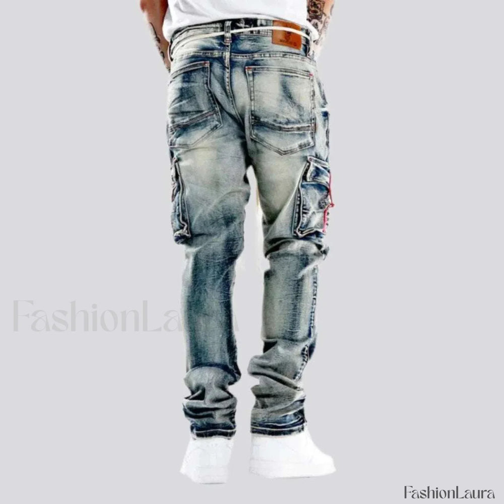 Fashion men vintage jeans jeans