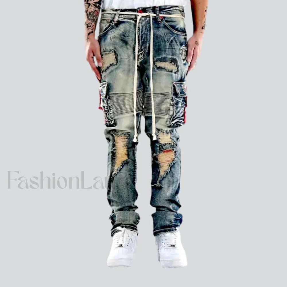 Fashion men vintage jeans jeans