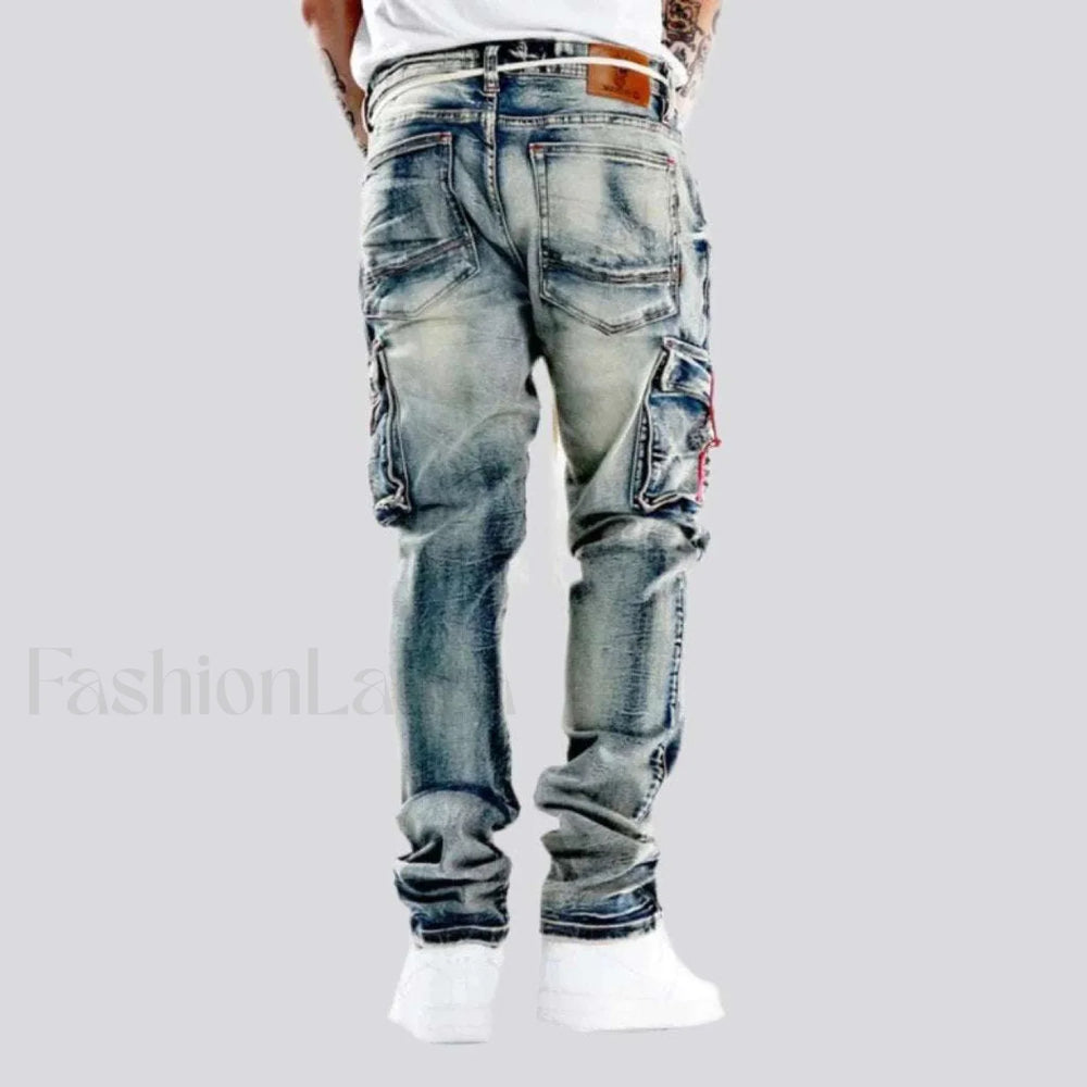 Fashion men vintage jeans jeans