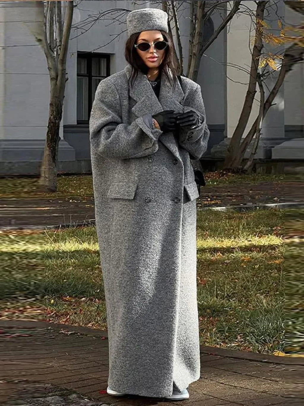 Fashion Turn Down Collar Overcoats