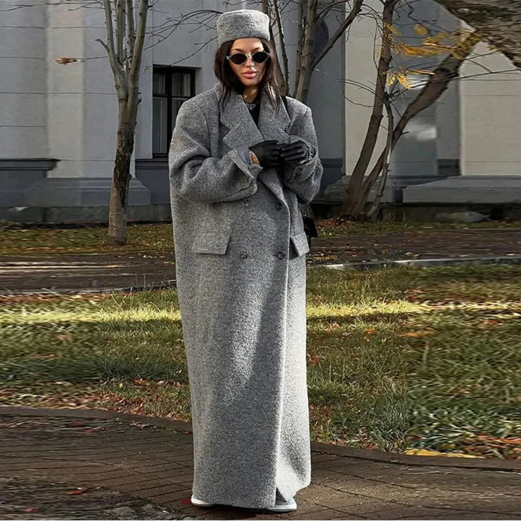 Fashion Turn Down Collar Overcoats