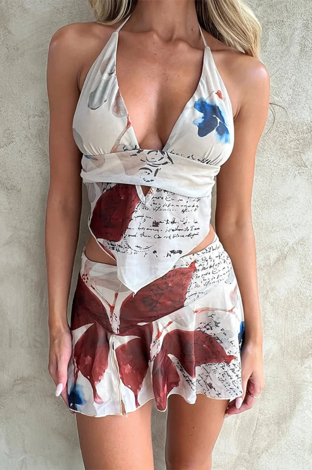 Faye Top Stylish + Skirt Set