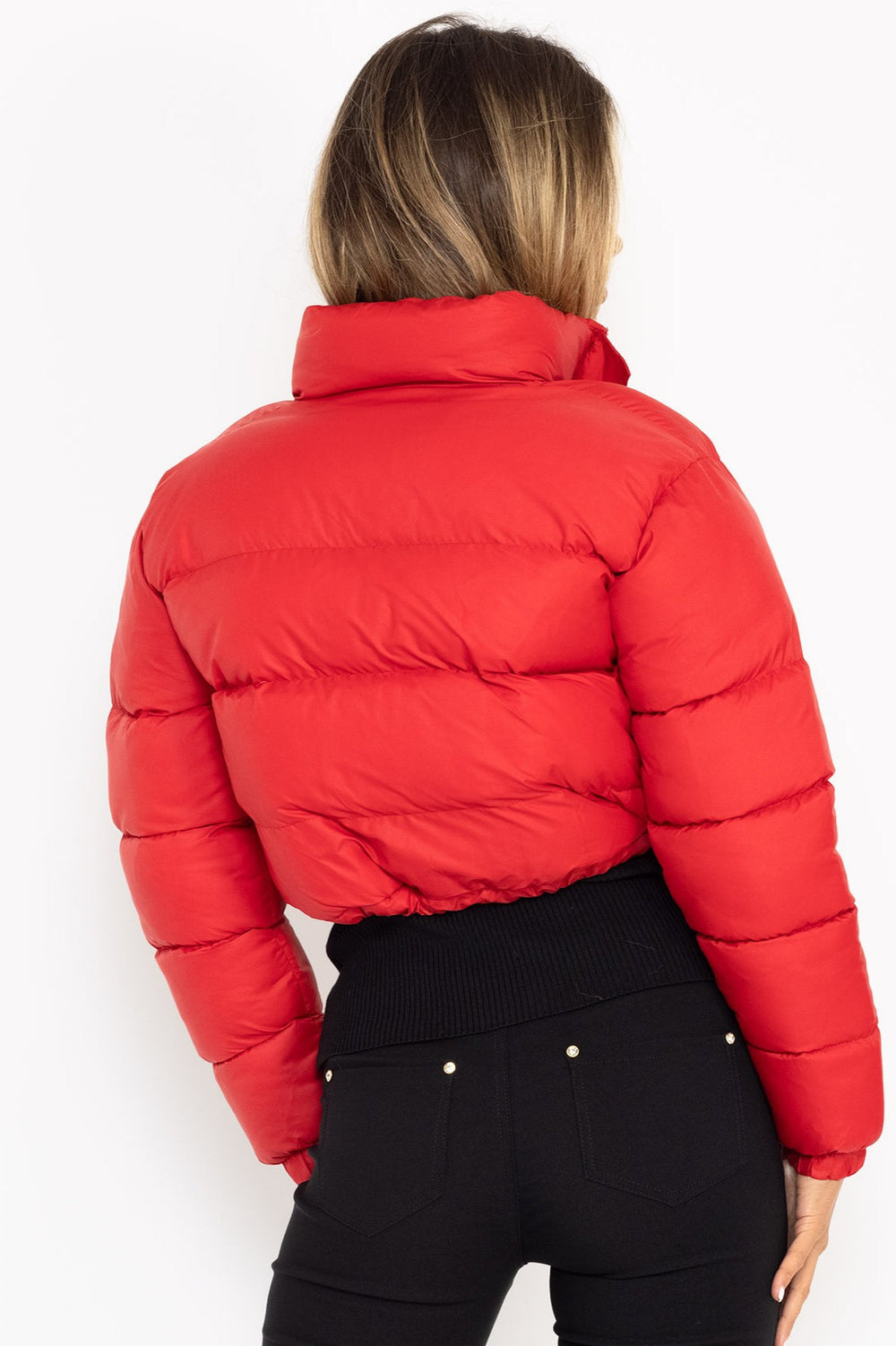 Popular Insulated Puffer Jacket S / Red