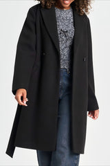 Two Pocket Wool Style Classic Overcoat