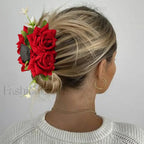 Festival Valentine’s Day Fashion Flowers Ponytail Christmas Hair Accessory