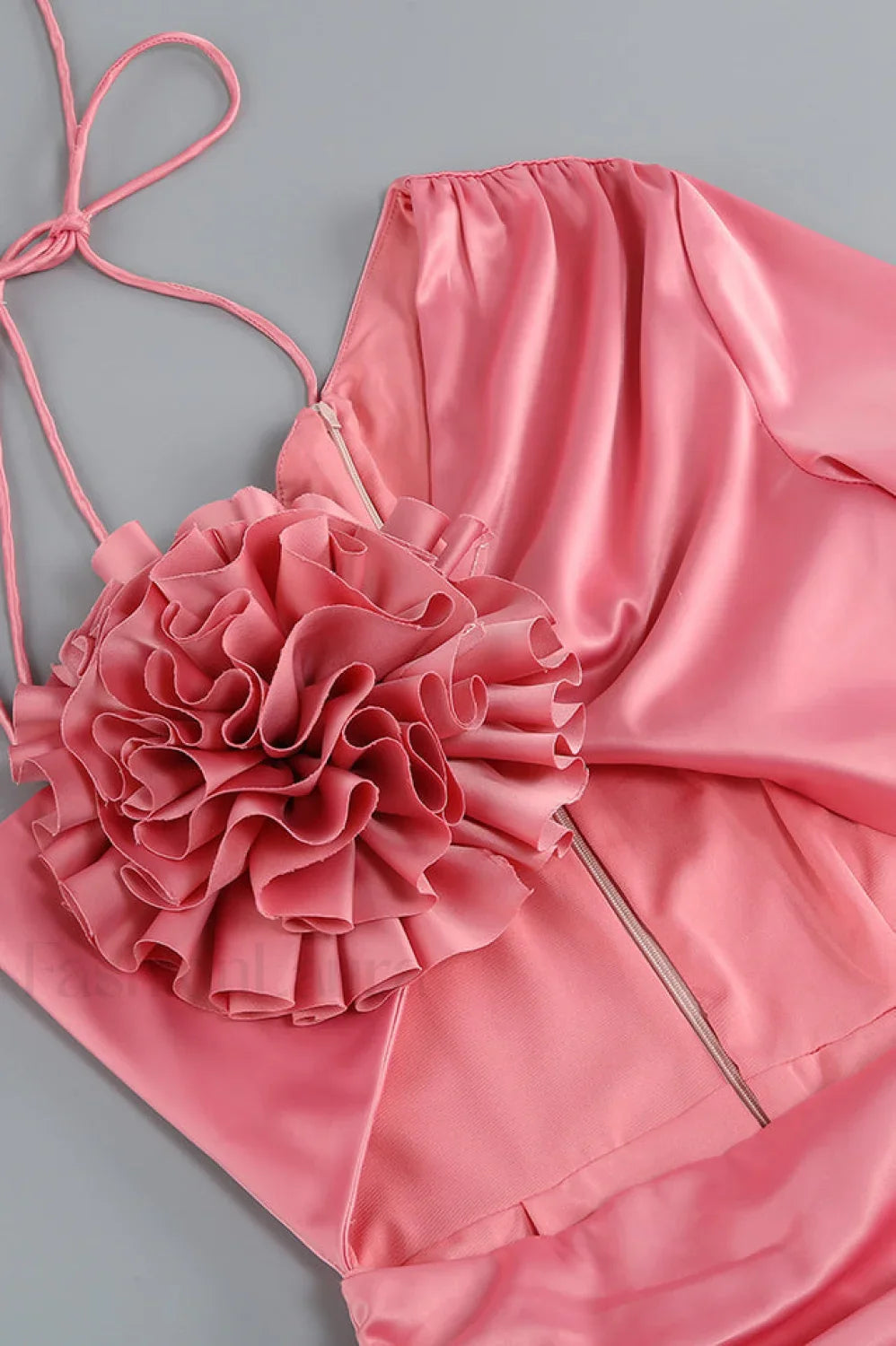 Floral Elegant Caramel Dress