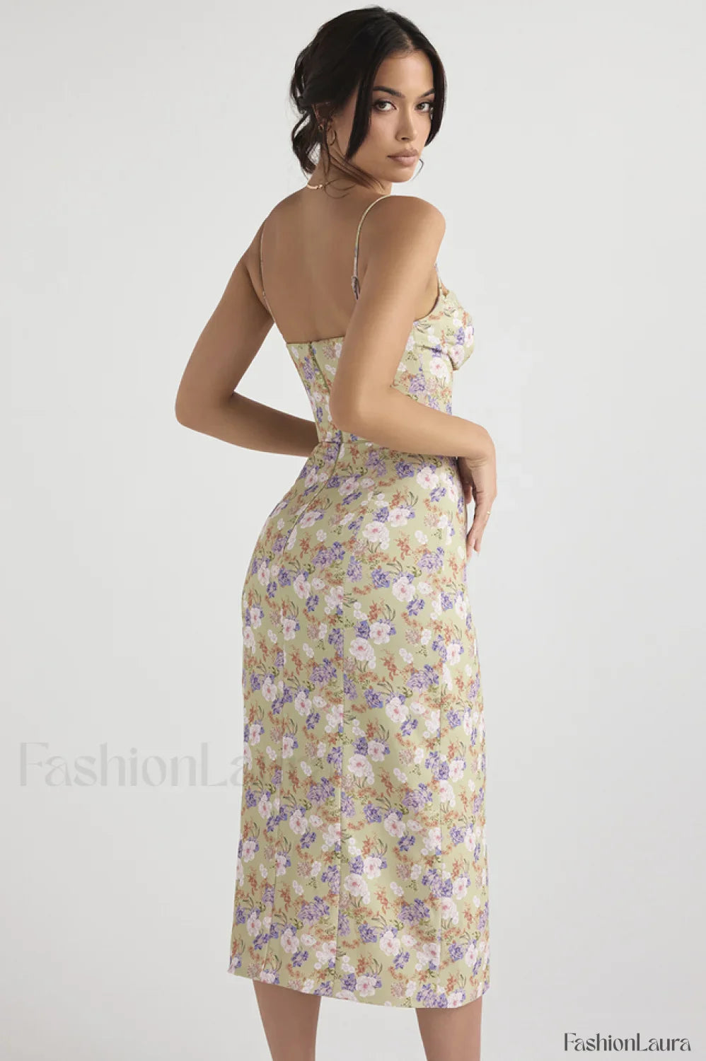 Floral Elegant Midi Sundress