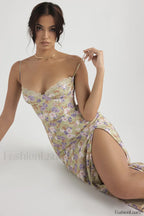 Floral Elegant Midi Sundress