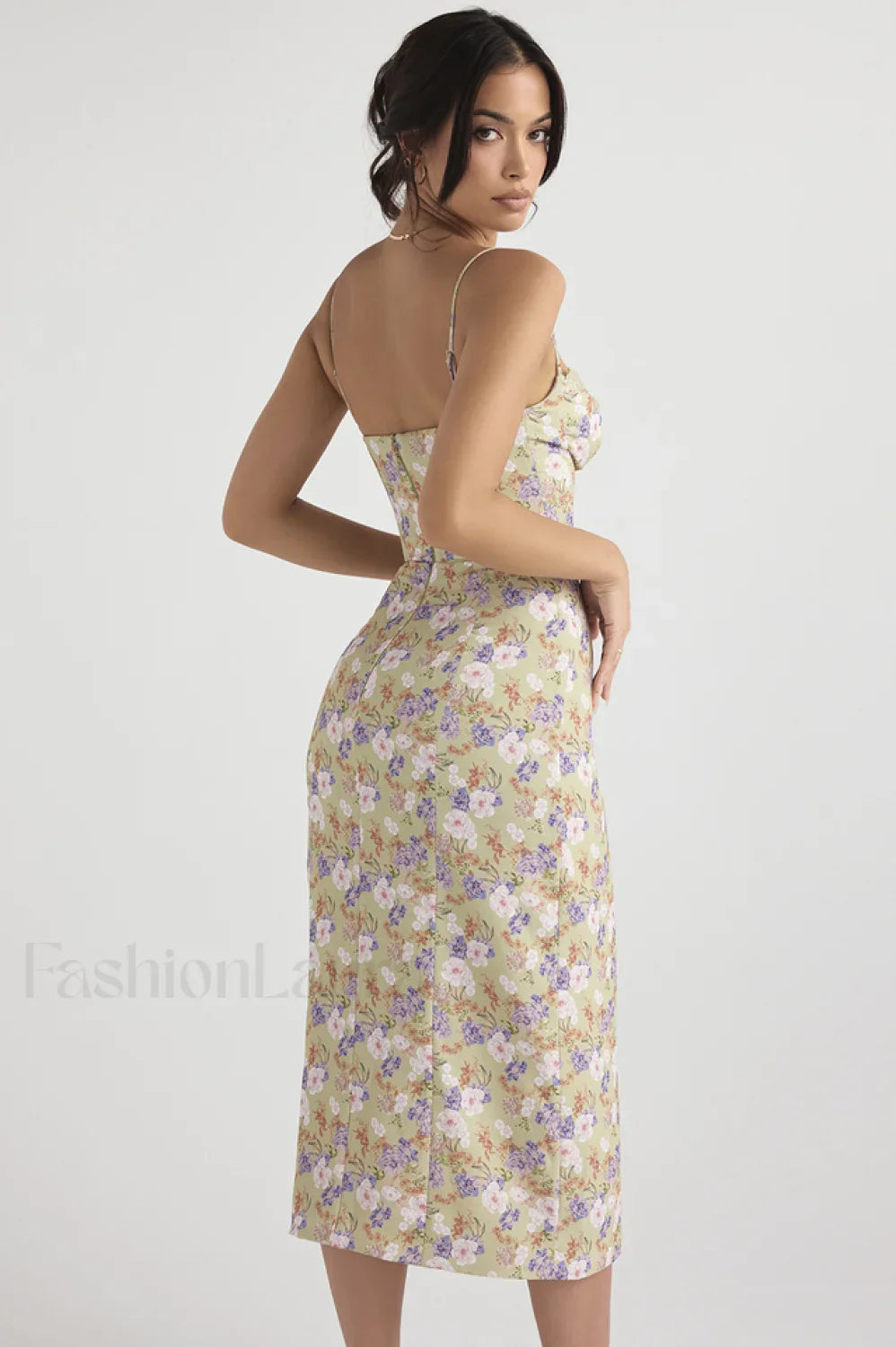 Floral Elegant Midi Sundress