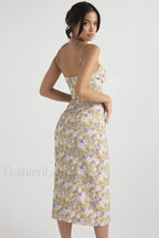 Floral Elegant Midi Sundress