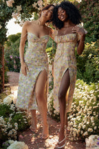 Floral Elegant Midi Sundress