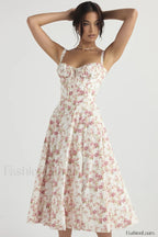 Floral Elegant Print Sundress
