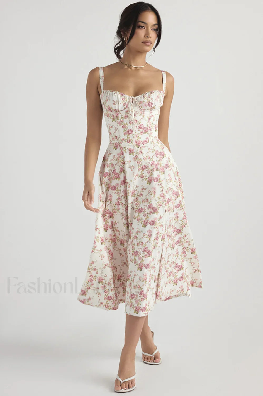 Floral Elegant Print Sundress