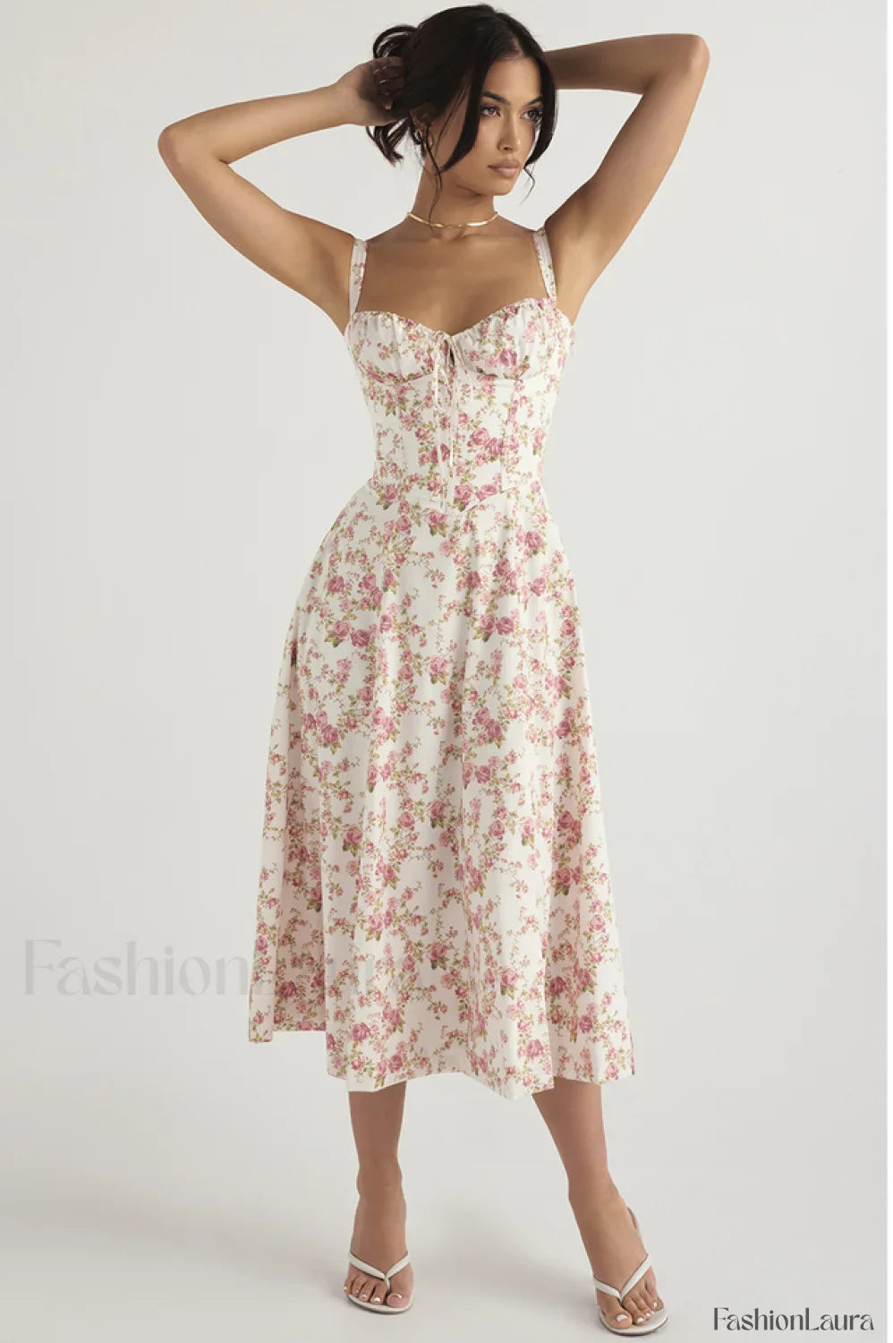 Floral Elegant Print Sundress