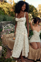 Floral Elegant Print Sundress