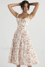 Floral Elegant Print Sundress