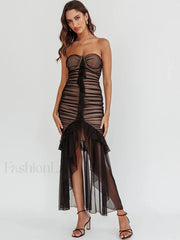 Floral Halter Printed Midi Dress