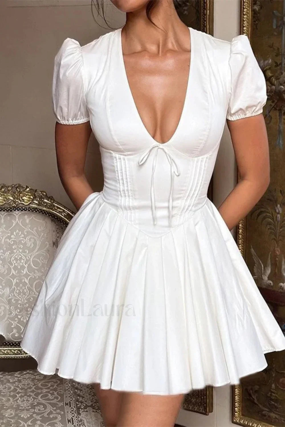 Floral Princess Gauze Sweet French Mini Dress