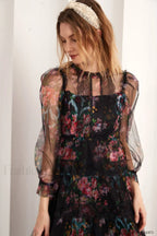 Floral Wonder Stylish Midi Dress