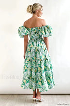 Flossy Elegant Midi Dress