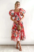 Flossy Elegant Midi Dress S / 9#