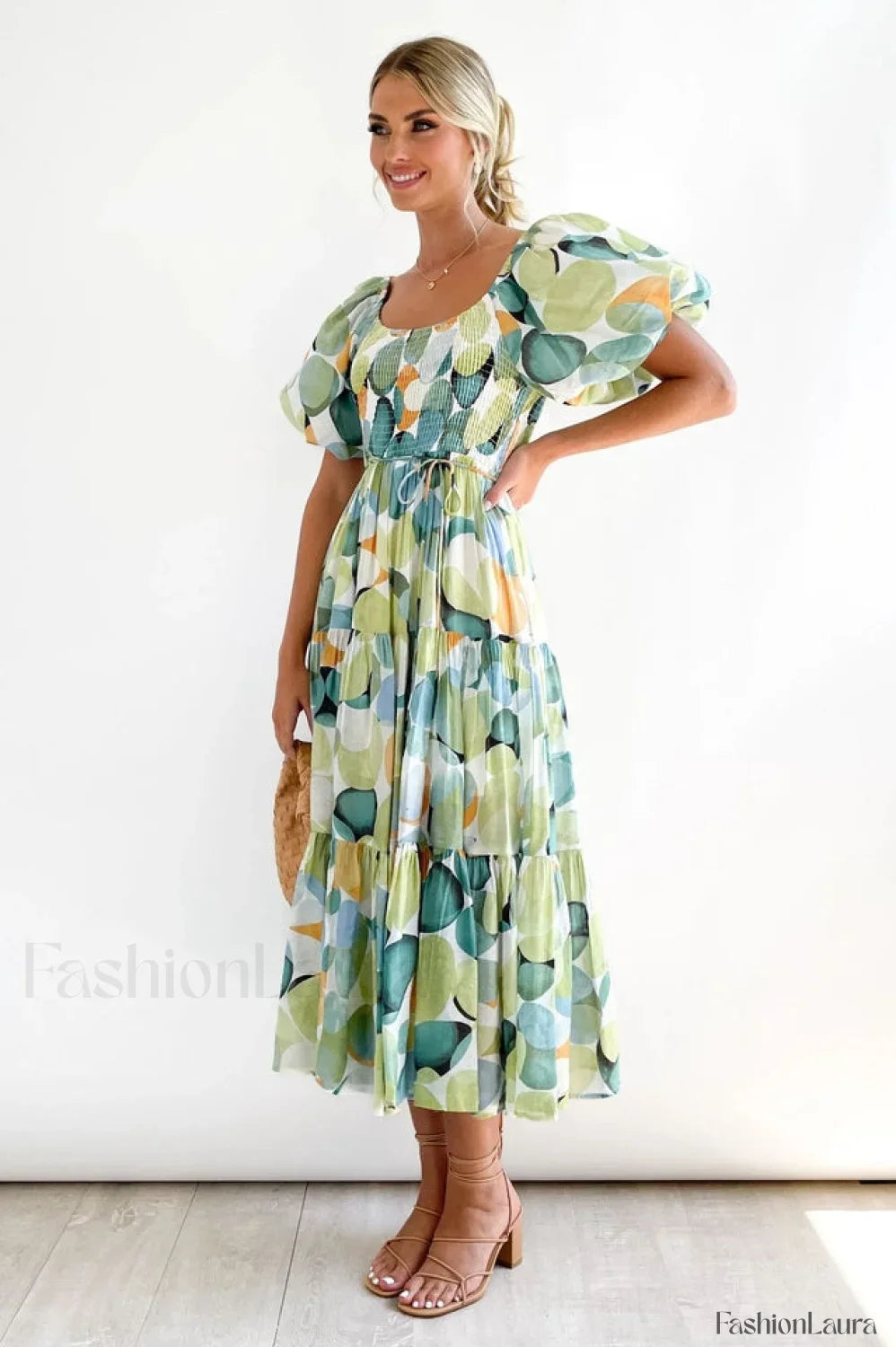 Flossy Elegant Midi Dress