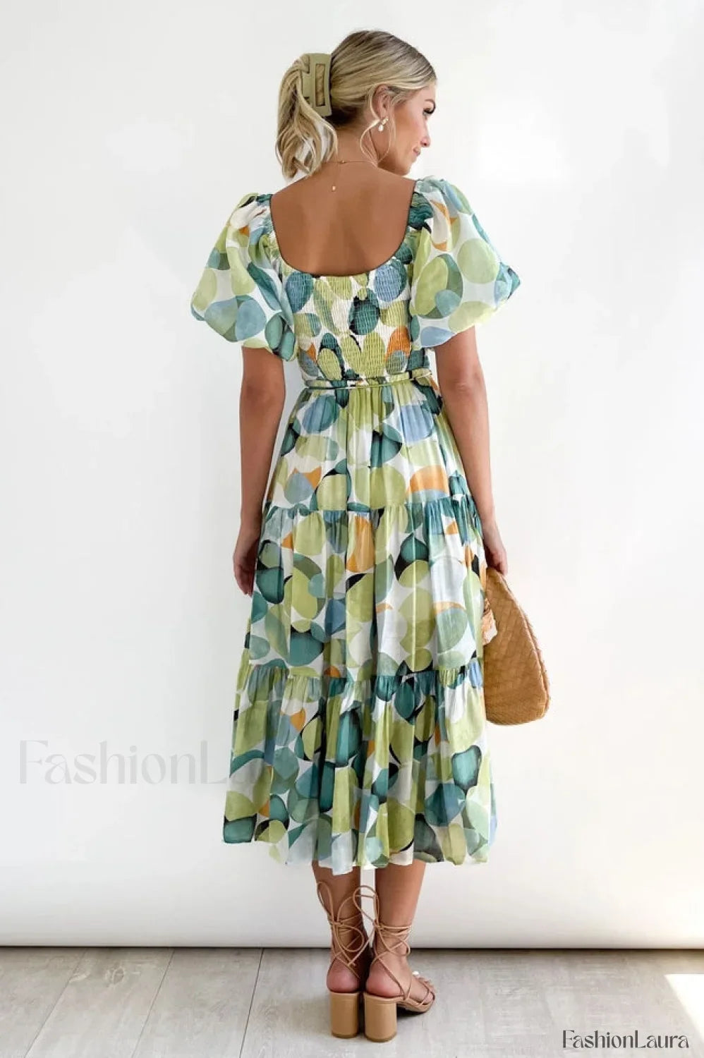 Flossy Elegant Midi Dress