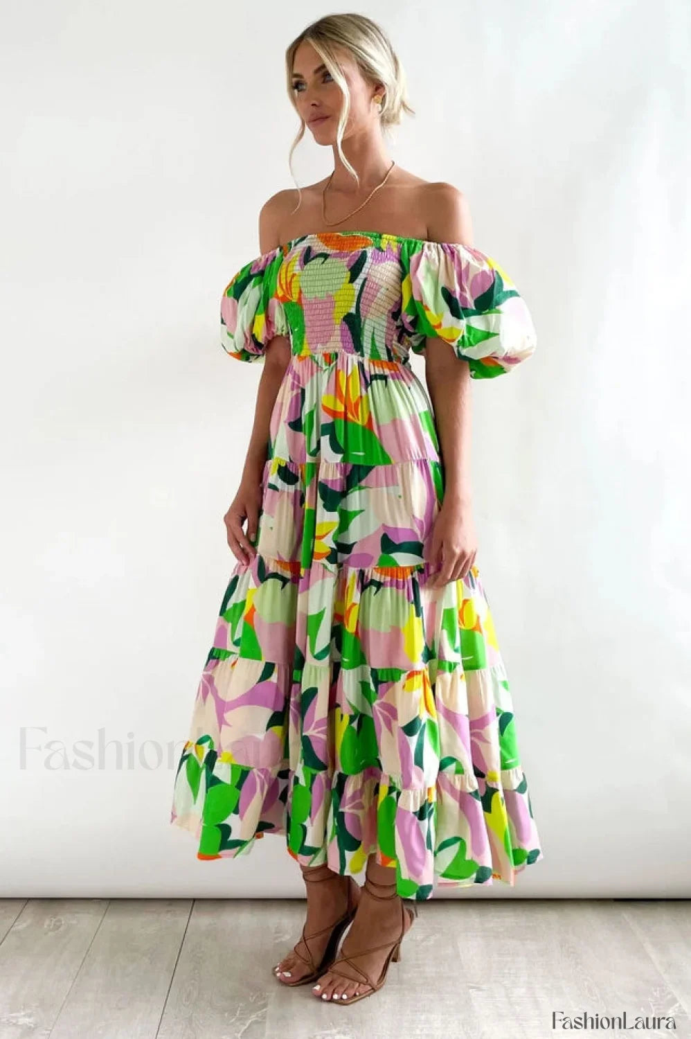 Flossy Elegant Midi Dress