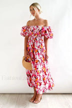 Flossy Elegant Midi Dress