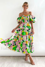 Flossy Elegant Midi Dress S / 1#