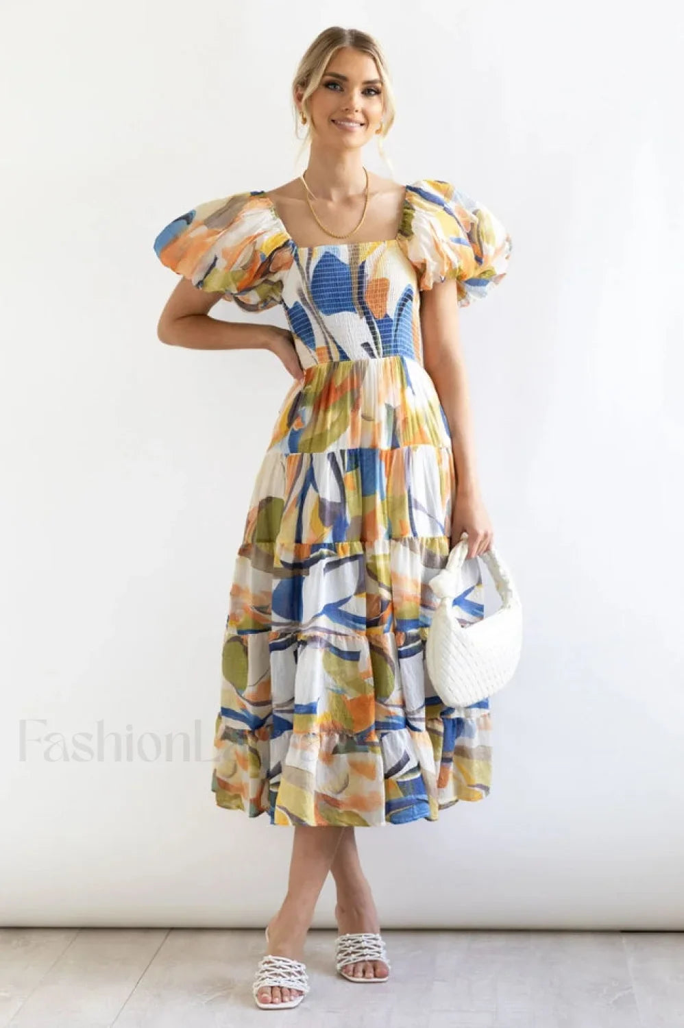 Flossy Elegant Midi Dress S / 5#