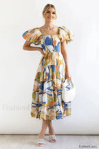 Flossy Elegant Midi Dress S / 5#