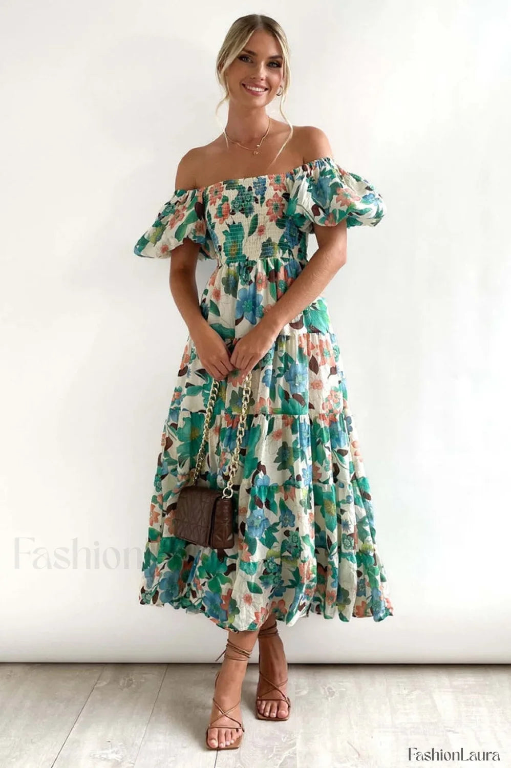 Flossy Elegant Midi Dress S / 7#