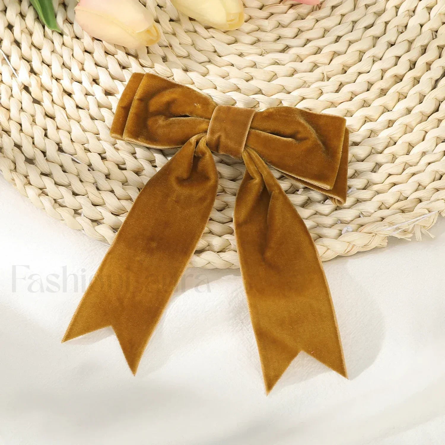 French Red Black Fashion New Year Festival Christmas Hair Accessory brown