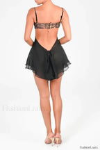 Frenchie Elegant Mini Dress