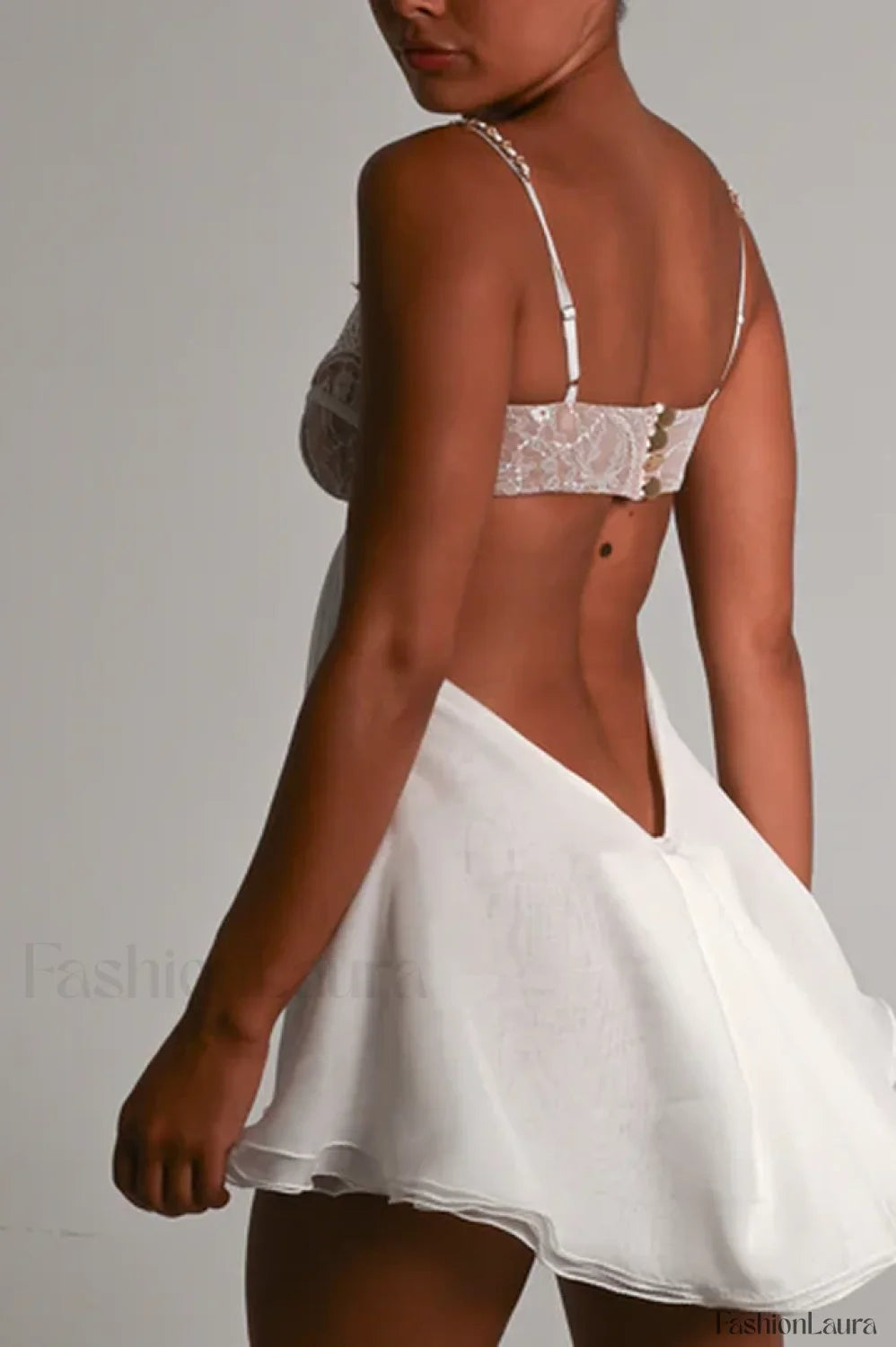 Frenchie Elegant Mini Dress