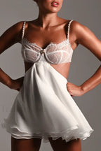 Frenchie Elegant Mini Dress