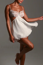 Frenchie Elegant Mini Dress