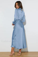 From The Source Charming High Neck Bridal Dress