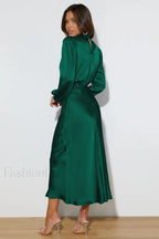 From The Source Charming High Neck Bridal Dress