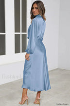 From The Source Charming High Neck Bridal Dress