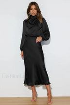 From The Source Charming High Neck Bridal Dress